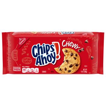 Nabisco Chips Ahoy! Chewy Chocolate Chip Cookies 13 oz , 12 Packs/Case