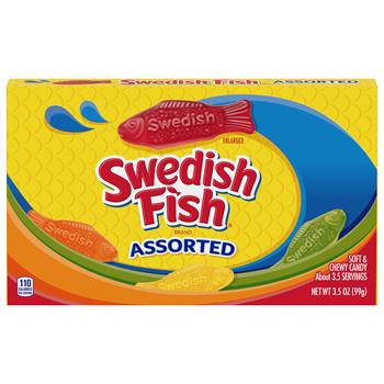 Swedish Fish Assorted Box, 3.5 oz, 12 Boxes/Case