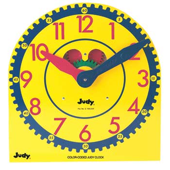 Carson-Dellosa Publishing Color-Coded Judy Clock