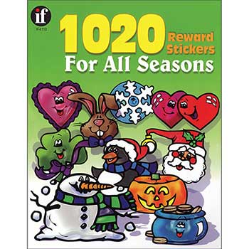 Carson-Dellosa Publishing 1020 Reward Stickers For All Seasons, Grades PK - 6