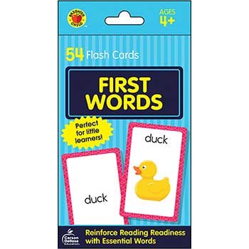 Carson-Dellosa Publishing Brighter Child&#174; First Words Flash Cards, 54/PK