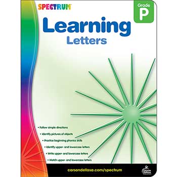 Carson-Dellosa Publishing Learning Letters, Grade PK