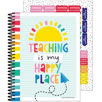 Carson-Dellosa Publishing Happy Place Teacher Planner