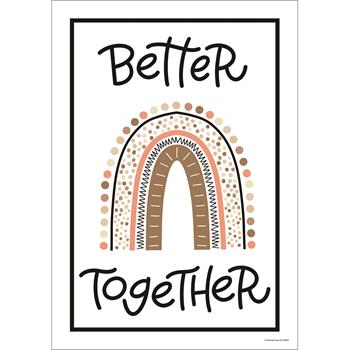Carson-Dellosa Publishing Simply Stylish Poster, Better Together, 19&quot; x 13&quot;