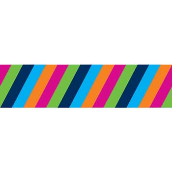 Carson-Dellosa Publishing Colorful Stripes Straight Borders