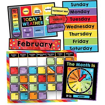 Carson-Dellosa Publishing Celebrate Learning Calendar Bulletin Board Set