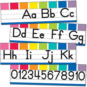 Carson-Dellosa Publishing Hello Sunshine Alphabet Line: Manuscript Mini Bulletin Board Set