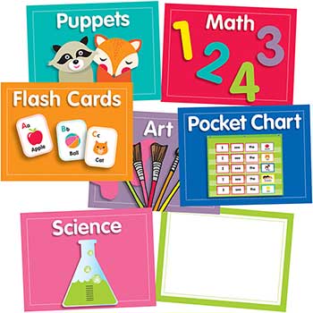 Carson-Dellosa Publishing Just Teach Center Cards Mini Bulletin Board Set