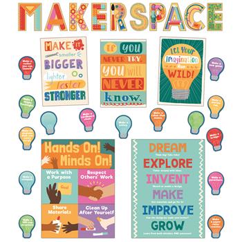 Carson-Dellosa Publishing Bulletin Board Set, Makerspace