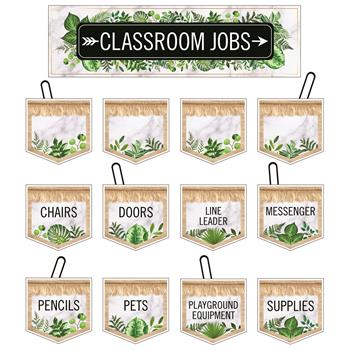 Carson-Dellosa Publishing Simply Boho Mini Bulletin Board Set, Classroom Jobs