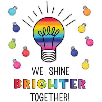 Carson-Dellosa Publishing We Shine Brighter Together Bulletin Board Set