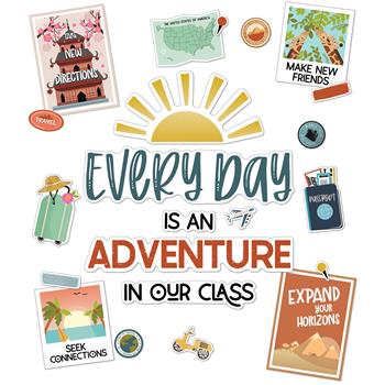 Carson-Dellosa Publishing Let&#39;s Explore Every Day Is an Adventure Bulletin Board Set