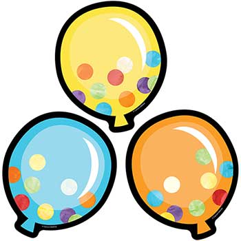 Carson-Dellosa Publishing Celebrate Learning Balloons Cut-Outs