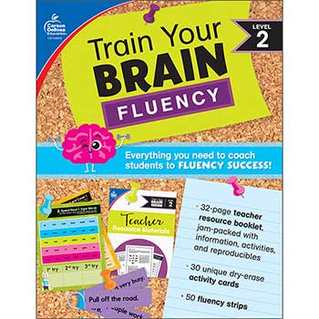Carson-Dellosa Publishing Train Your Brain: Fluency Level 2