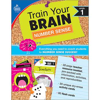 Carson-Dellosa Publishing Train Your Brain: Number Sense Level 1
