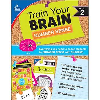 Carson-Dellosa Publishing Train Your Brain: Number Sense Level 2