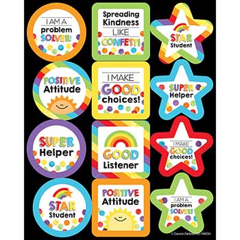 Carson-Dellosa Publishing Celebrate Learning Motivators Motivational Stickers, 72/PK