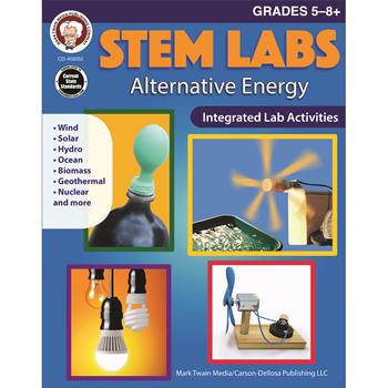 Carson-Dellosa Publishing STEM Labs, Alternative Energy Workbook, Grades 5 - 12