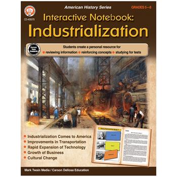 Carson-Dellosa Publishing Interactive Notebook: Industrialization