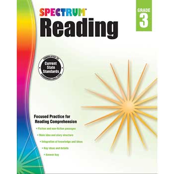 Carson-Dellosa Publishing Spectrum Reading Workbook, Grade 3