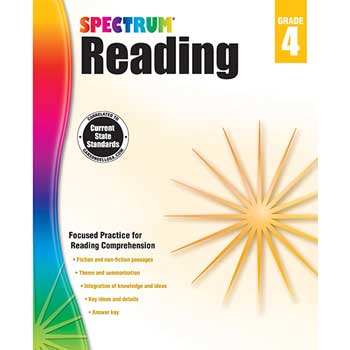 Carson-Dellosa Publishing Spectrum Reading Workbook, Grade 4