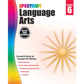 Carson-Dellosa Publishing Spectrum Language Arts, Grade 6