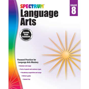 Carson-Dellosa Publishing Spectrum Language Arts, Grade 8