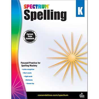 Carson-Dellosa Publishing Spectrum Spelling, Grade K