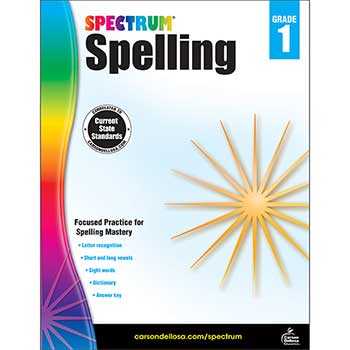 Carson-Dellosa Publishing Spectrum Spelling, Grade 1