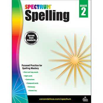 Carson-Dellosa Publishing Spectrum Spelling, Grade 2