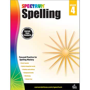 Carson-Dellosa Publishing Spectrum Spelling, Grade 4