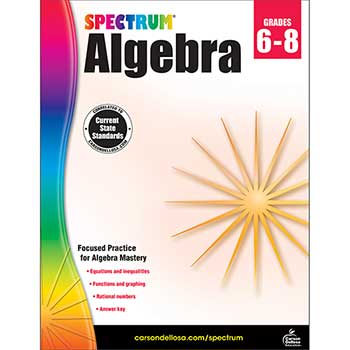 Carson-Dellosa Publishing Spectrum Algebra