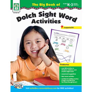 Carson-Dellosa Publishing Big Book of Dolch Sight Word Activities, Grades K - 3