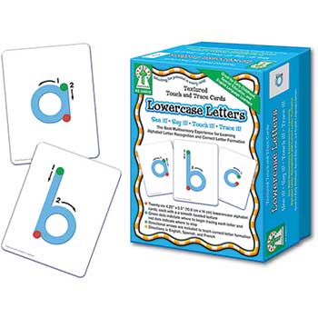 Carson-Dellosa Publishing Textured Touch and Trace: Lowercase Manipulative