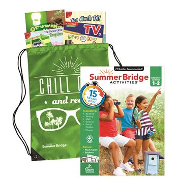 Carson-Dellosa Publishing Summer Bridge Essentials Backpack Book Set, Grade 1-2