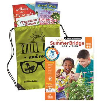 Carson-Dellosa Publishing Summer Bridge Essentials Backpack Book Set, Grade 4-5