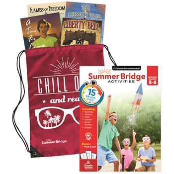 Carson-Dellosa Publishing Summer Bridge Essentials Backpack Book Set, Grade 5-6