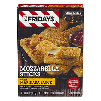 T.G.I. FRIDAY&#39;S Mozzarella Sticks with Marinara Sauce, 11 oz, 4/PK