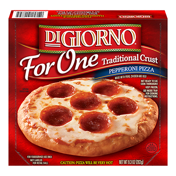 DiGiorno For One Single Serve Traditional Crust Pepperoni Pizza, 9.3 oz, 3/PK