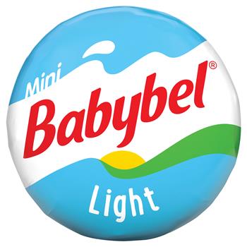 Babybel Light Cheese, Mini, 5/Bag, 5 Bags/PK