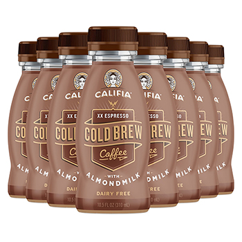Califia Farms Cold Brew Coffee XX Espresso with Almond Milk, 10.5 oz, 8/PK