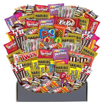 Snack Box Pros Snack Box Pros No Tricks Just Treats Halloween Snack Box, 140 Snacks/Box