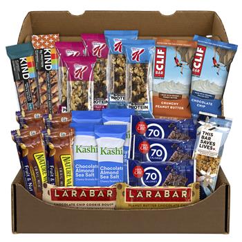 Snack Box Pros Healthy Snack Bar Box, 23/BX