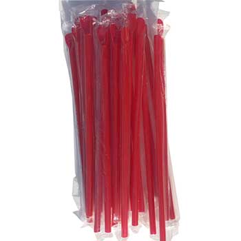 Cell-O-Core Spoon Straw, Wrapped, 8&quot;, 5000/CT