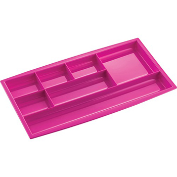 CEP 7-compartment Desk Drawer Organizer, Pink