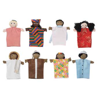 The Children&#39;s Factory Multi-Cultural Puppets
