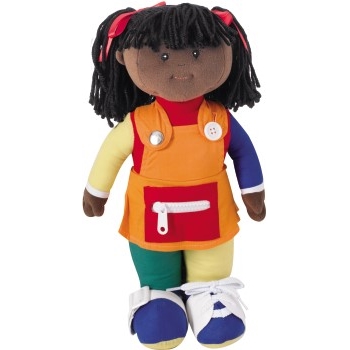The Children&#39;s Factory Learn To Dress Doll, African American Girl