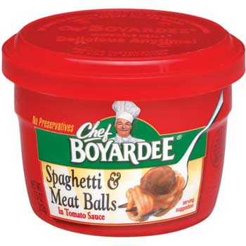 Chef Boyardee&#174; Spaghetti and Meatballs, 7.5 oz. Can, 12/CS