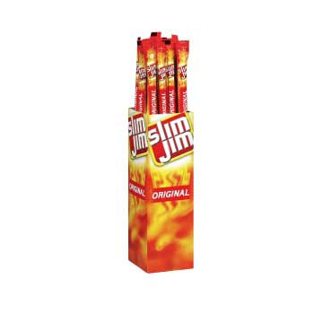 Slim Jim Original Giant Smoked Snack Stick, 0.97 oz., 24/BX