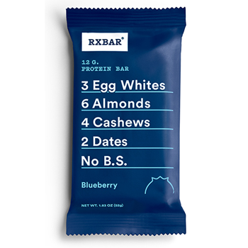 RX Bar Blueberry Protein Bars, 1.83 oz., 12/Box